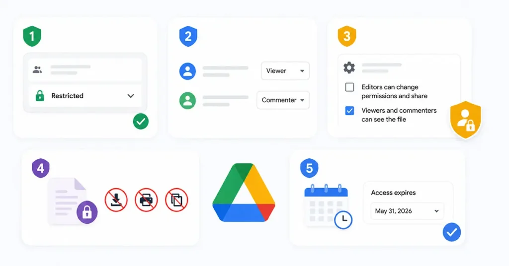 How to Fix Google Drive Sharing Settings in 5 Steps with secure file access and permission controls. 