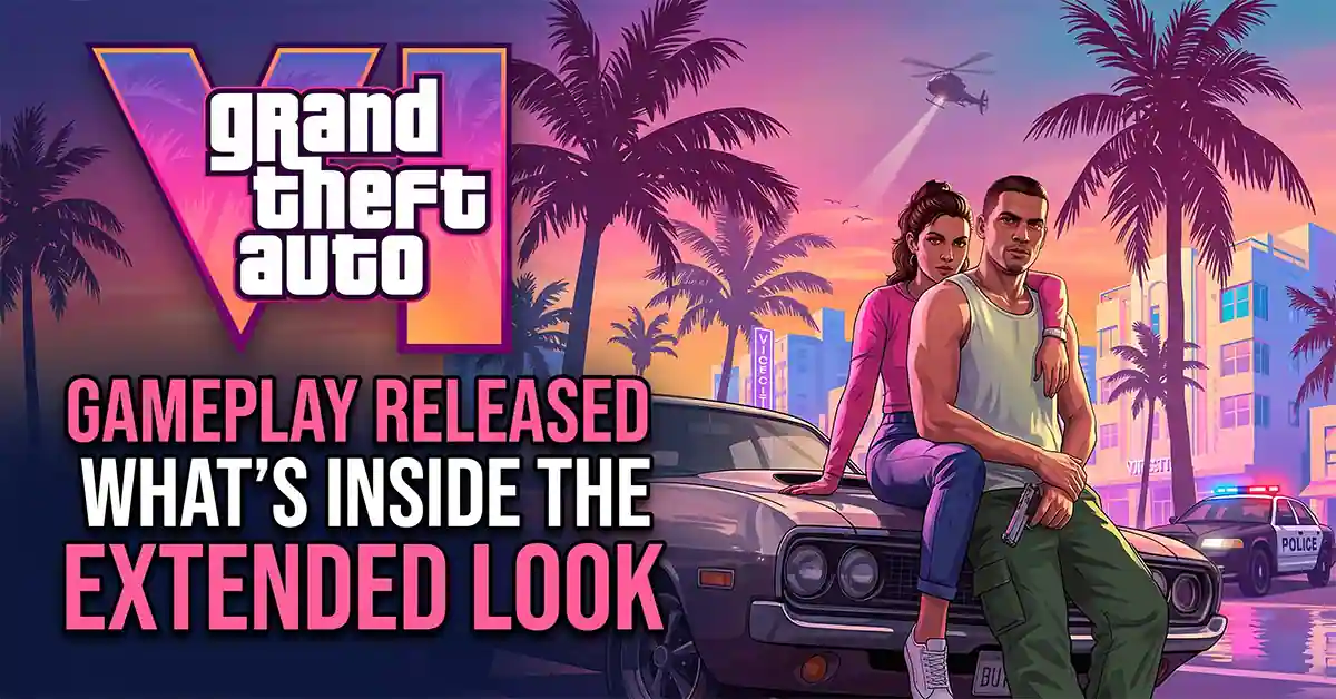 Grand Theft Auto VI Gameplay featuring Jason and Lucia in Vice City.